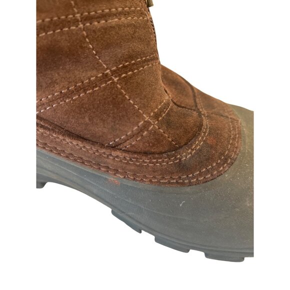 Sorel Cold Mountain Zip Boots Men’s 12 Waterproof Suede Thinsulate Winter Snow - Picture 4 of 10